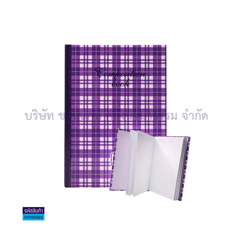 สมุดบันทึกปกแข็ง DP161-002 70G. A6(100ผ.)(1X12)