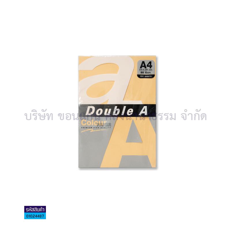 กระดาษถ่ายเอกสาร AA PEACH(โอรส) 80G. A4(100ผ.)