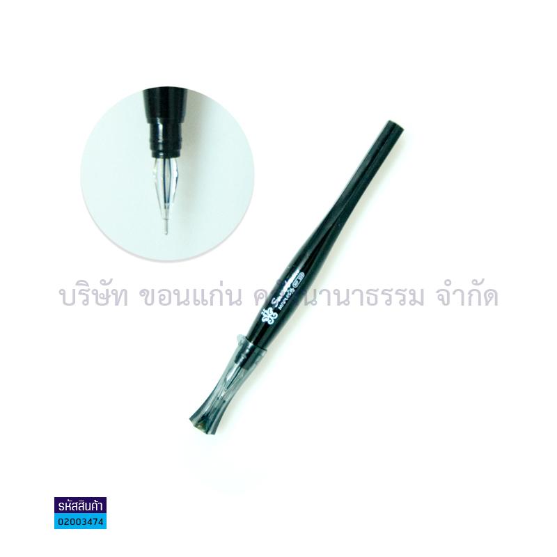 ปากกาเจลหัวเพชร MAPLES MP555 ดำ 0.5มม.(1X12)