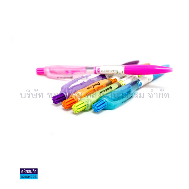 ปากกาลูกลื่นกด PENCOM OG-32 นง. 0.5มม. ด้ามใส(1X50)