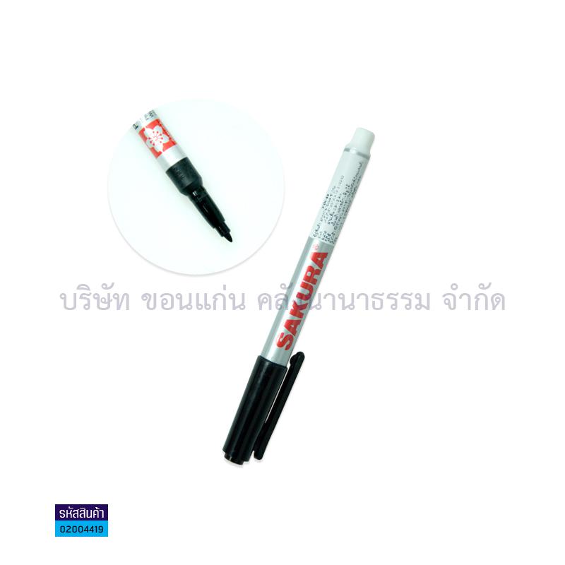 ปากกาเขียน CD SAKURA XYK-49 ดำ 1.0มม.(1X12)