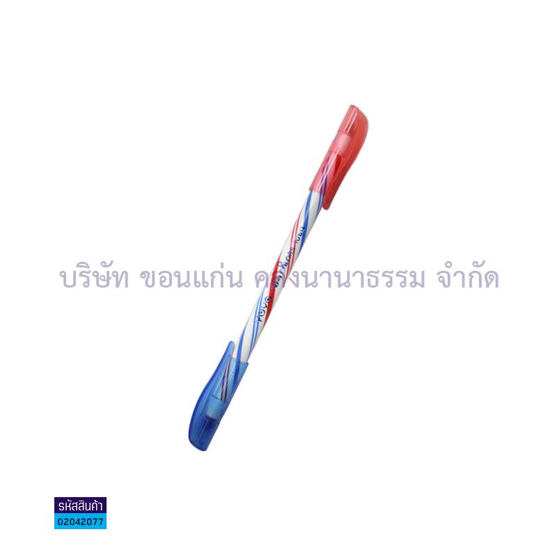 ปากกาลูกลื่นปลอก 2 หัว YOYA TWIN แดง,นง.(1X50)