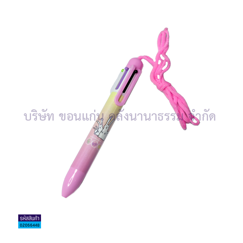 ปากกาลูกลื่นกด AODEMEI AMD1542 6สี 0.7มม.(1X40)