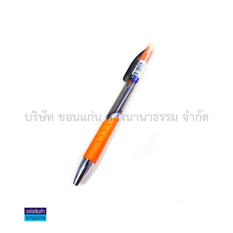 ปากกาลูกลื่นกด QUANTUM GELO+1250 นง. 0.5มม. ยางจับ(1X12)