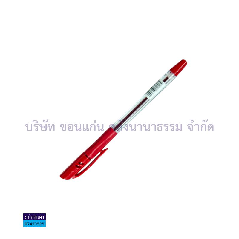 ปากกาลูกลื่น G'SOFT(OIL GEL) แดง 0.5มม.(1X12)