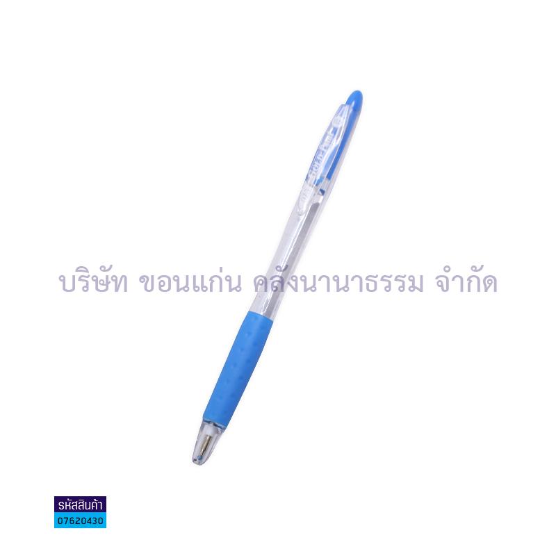 ปากกาลูกลื่นกด&nbsp;GOLDPOINT#073&nbsp;นง.&nbsp;0.5มม.&nbsp;ใสยางจับ(1X50)