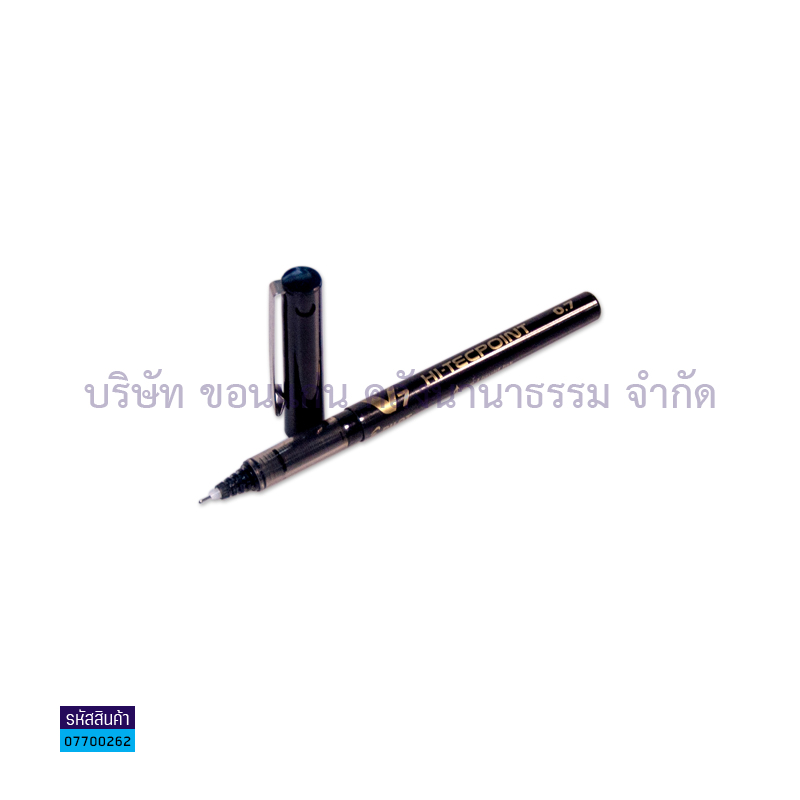 ปากกาหมึกซึม PILOT BX-V7 HI-TECPOINT ดำ 0.7มม.(1X12) 