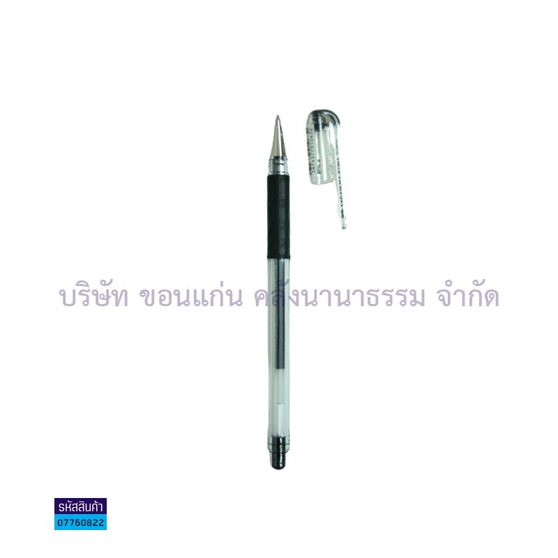 ปากกาเจล PENTEL K116 HYBRID GEL ดำ(1X12)