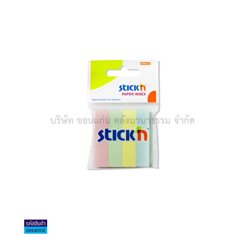 กระดาษโน๊ต(POST IT FLAG) STICK 21016P 4สี(0.5X2")(1X12)