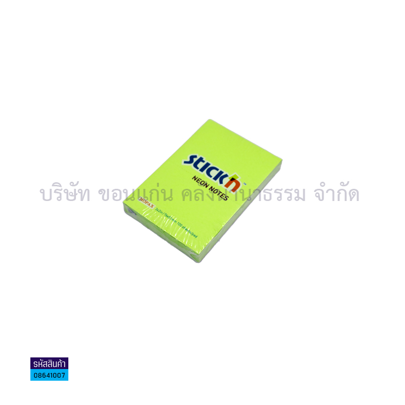 กระดาษโน๊ต(POST IT) STICK#21163 เขียวนีออน(2X3")(1X24)