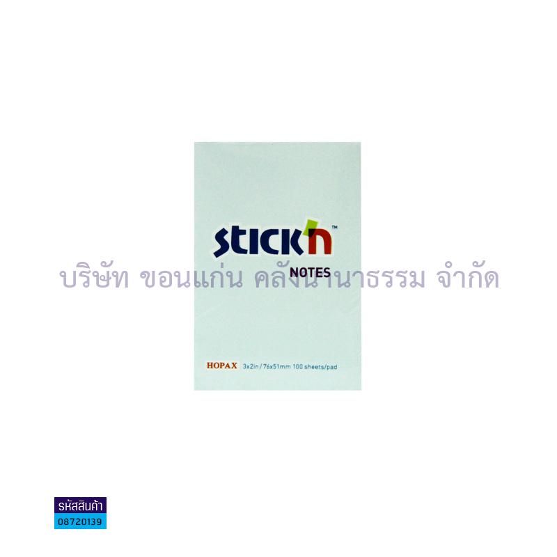 กระดาษโน๊ต(POST IT) STICK#21146 ฟ้า(2X3")(1X12)