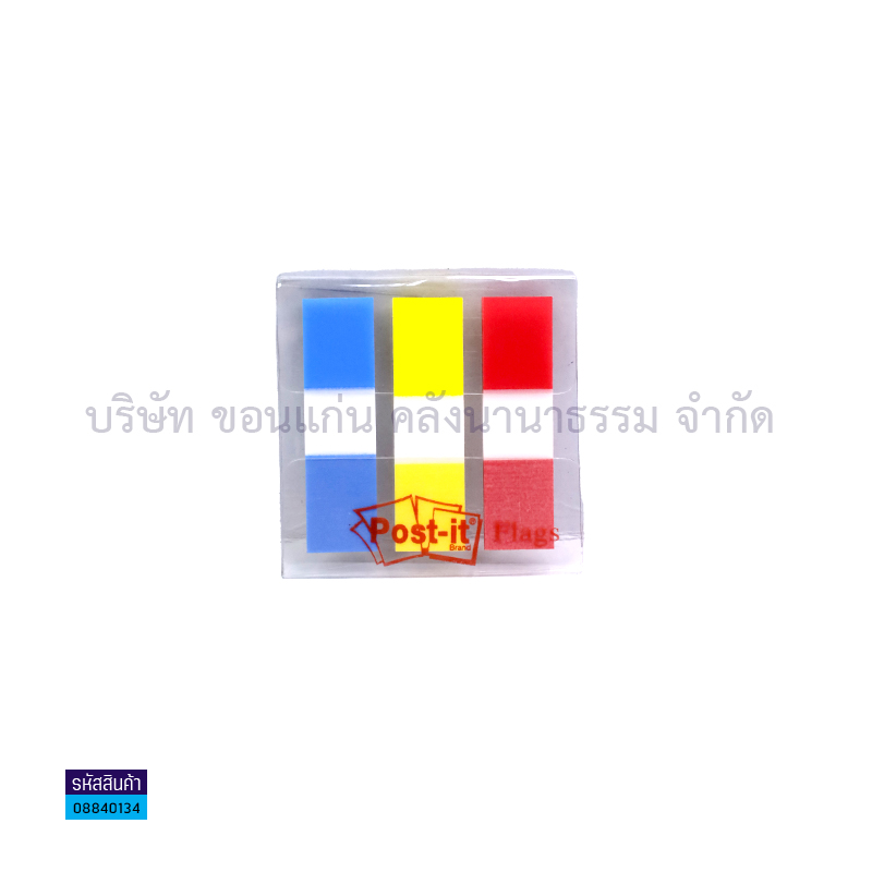 กระดาษโน๊ต(POST IT FLAGS) 3M 683-3A,B(0.5X1.7")(1X12)