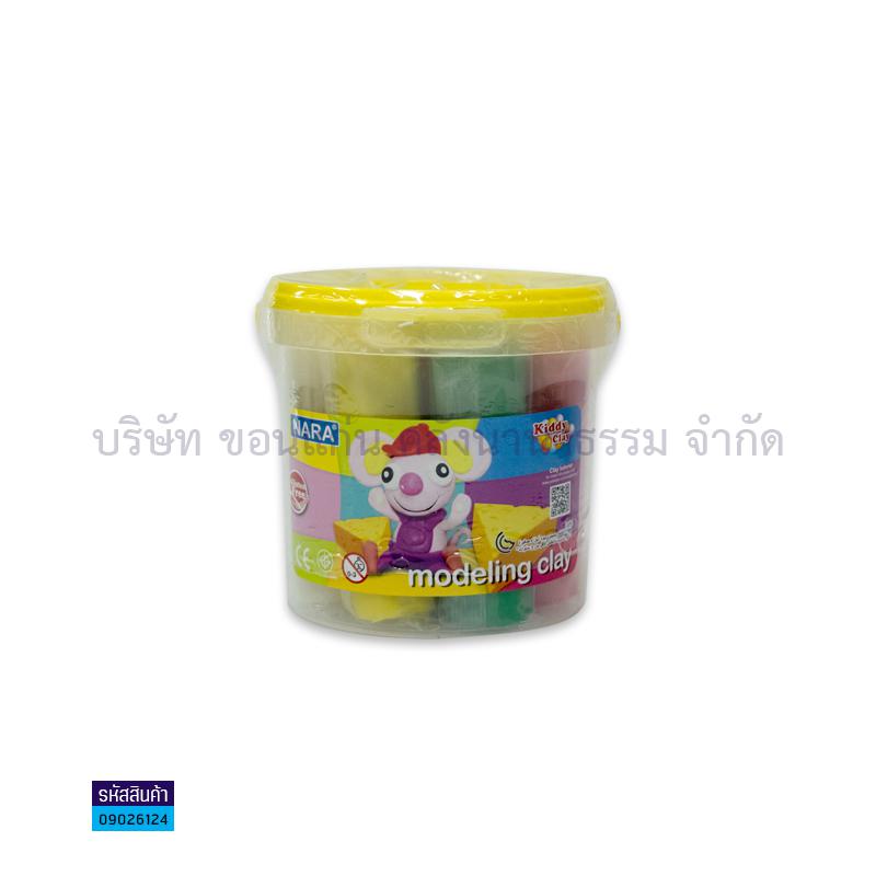 ดินน้ำมันไร้สาร NARA CBK-700-8 8สี 700ก.