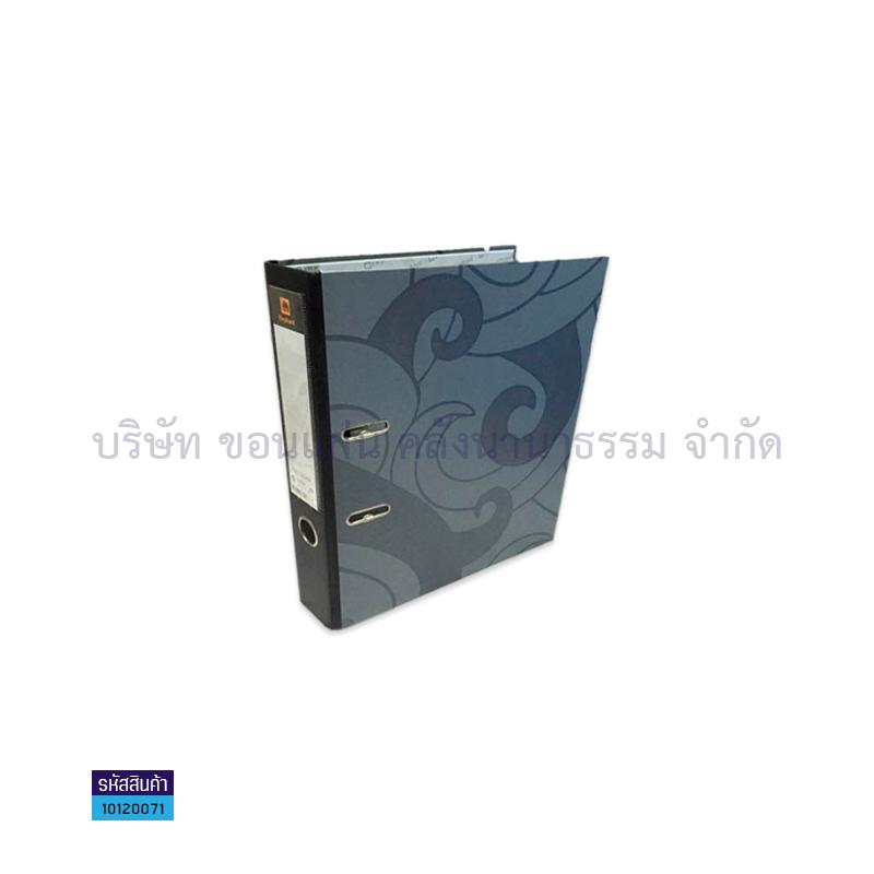 แฟ้มปกแข็งคลิปก้านยก ช้าง#125,15 ดำ 2" A4(1X12)