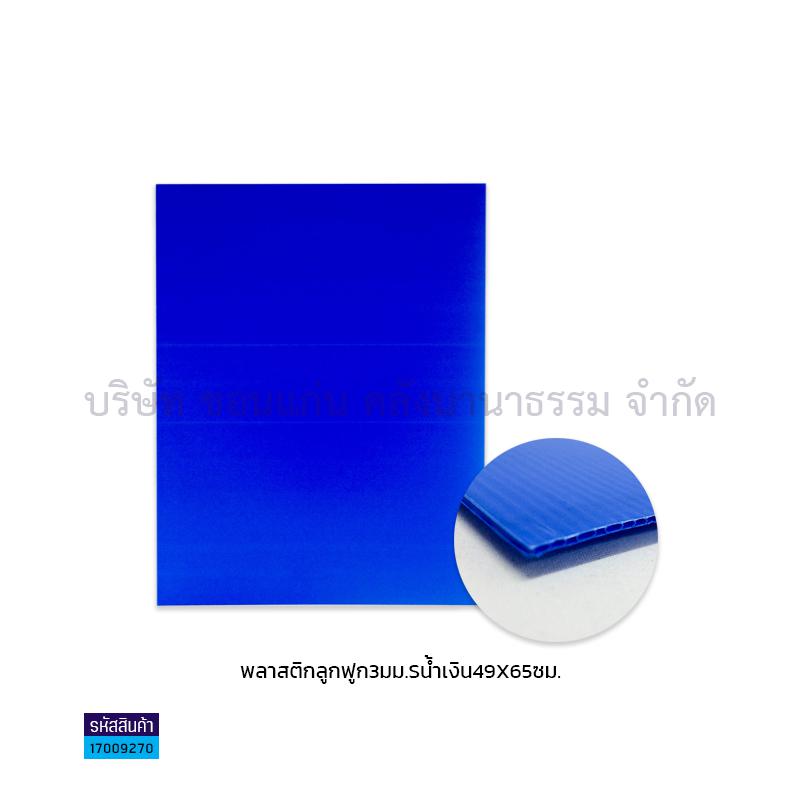 ฟิวเจอร์บอร์ด นง. 3มม. S(49X65ซม.)(พลาสติกลูกฟูก)