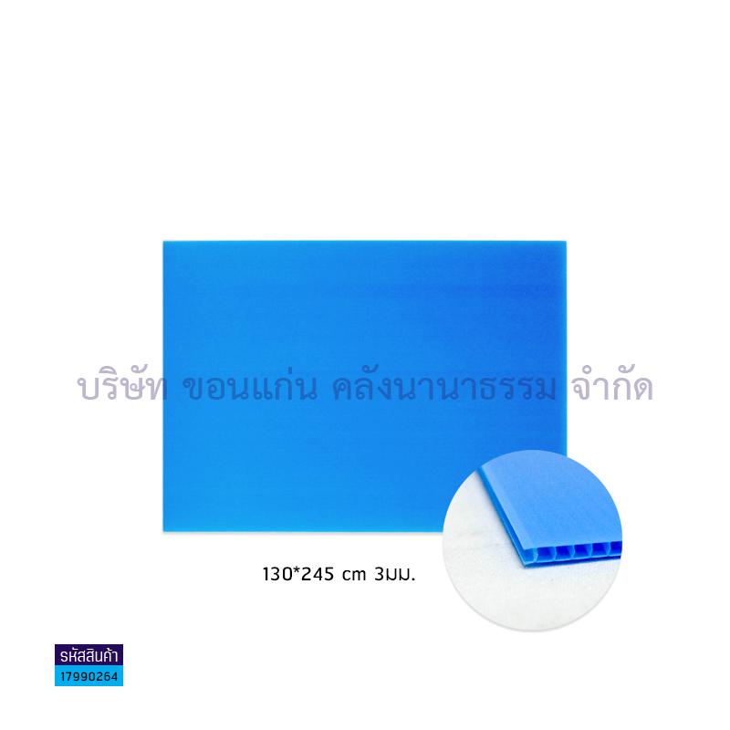 ฟิวเจอร์บอร์ด ฟ้า 3มม. L(130X245ซม.)(พลาสติกลูกฟูก)