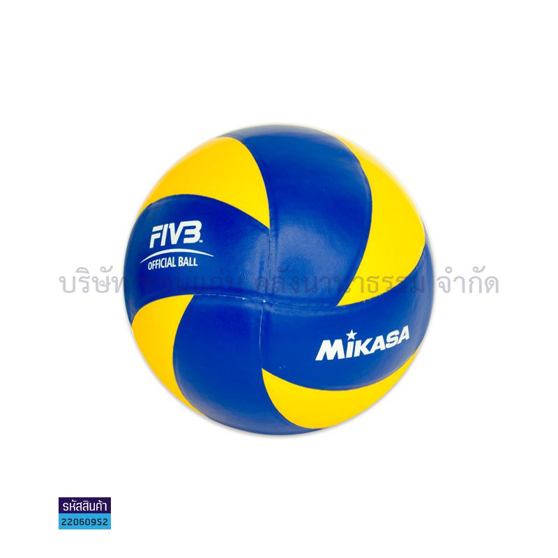 ลูกวอลเลย์บอลหนังอัด MIKASA MVA390 เหลือง+นง.(1X50)