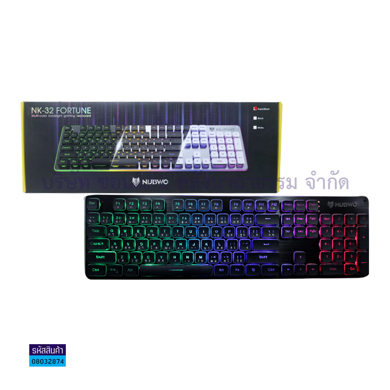 KEYBOARD NUBWO NK-032 SUPER BLACK USB 