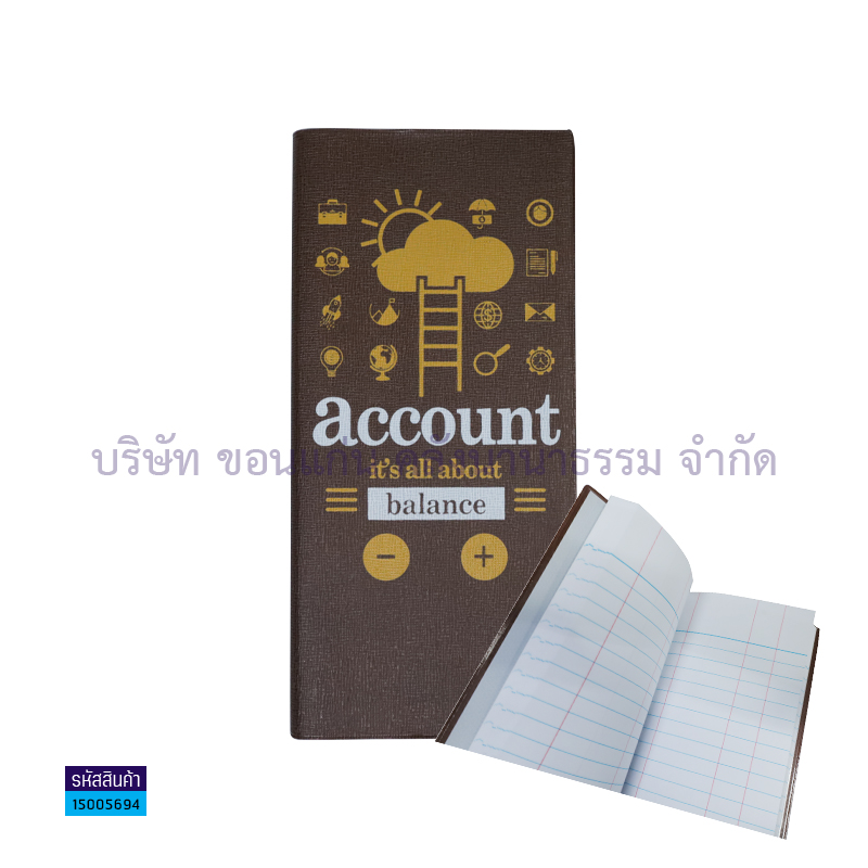 สมุดบัญชีจีน MAYFLOWER M2000 70G.(140ผ.)(1X12)