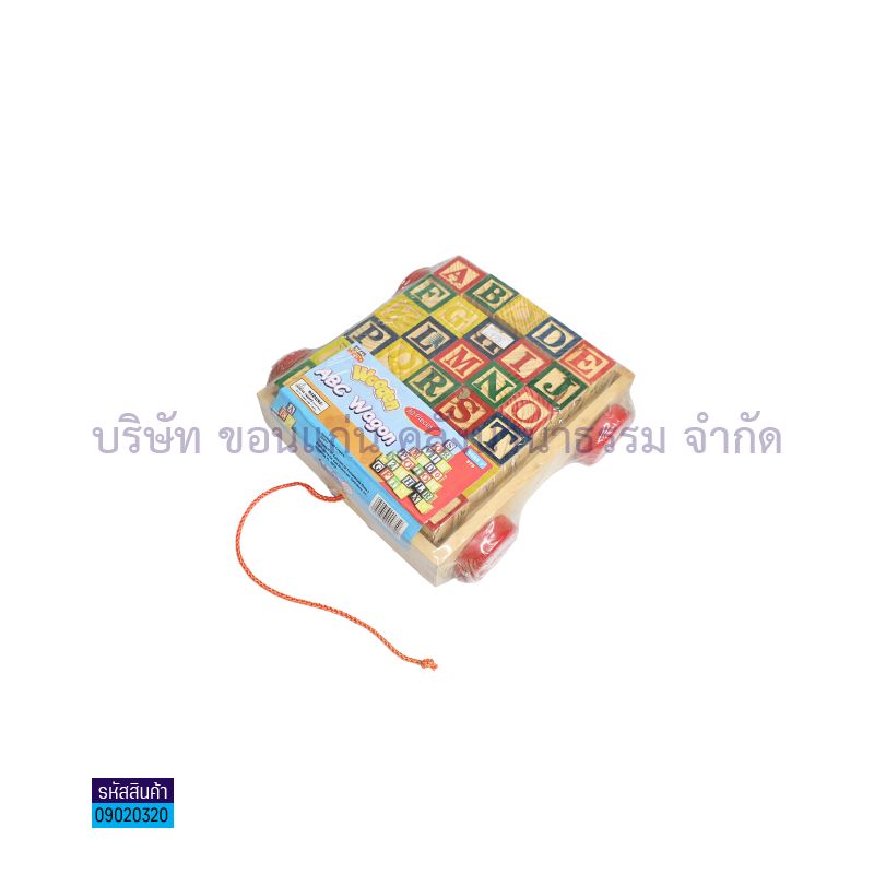 รถลากบล็อกไม้A-Z+ตัวเลข+รูป #975 (30ชิ้น)