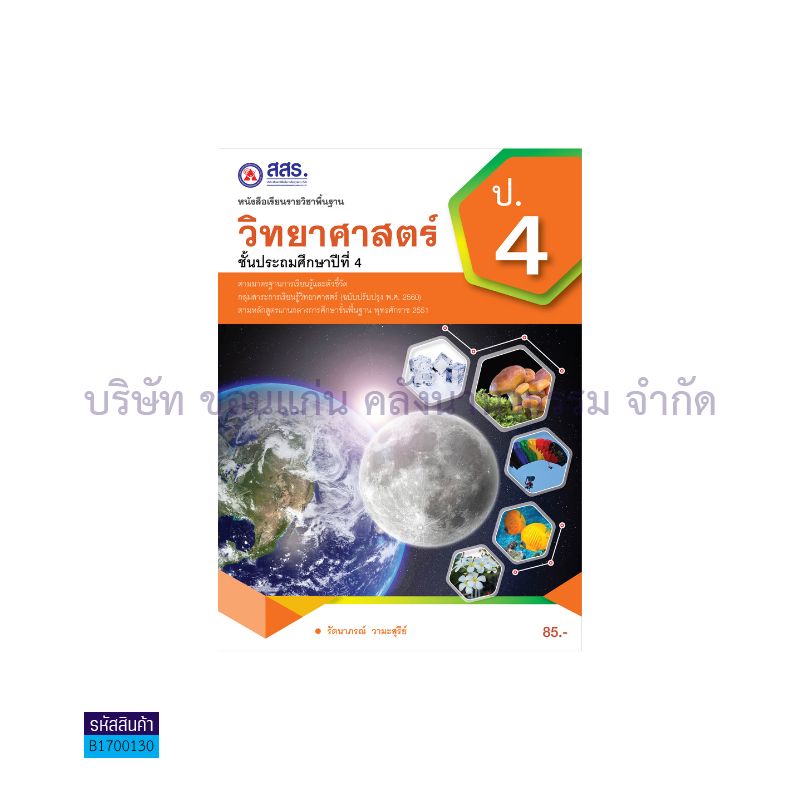 วิทยาศาสตร์และเทคโนโลยี พฐ. ป.4 - สสร.